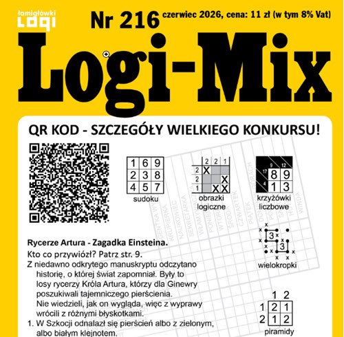 Zagadki Einsteina, piramidy, wielokropki - jak wykorzystać potencjał mieszanych łamigłówek?