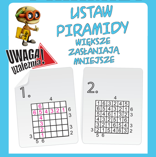 Piramidy, działki, parkiety, wieże – łamigłówki uczące planowania i wyobraźni przestrzennej